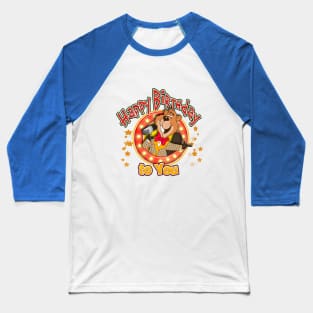 Happy Birthday Beaver announcer Baseball T-Shirt